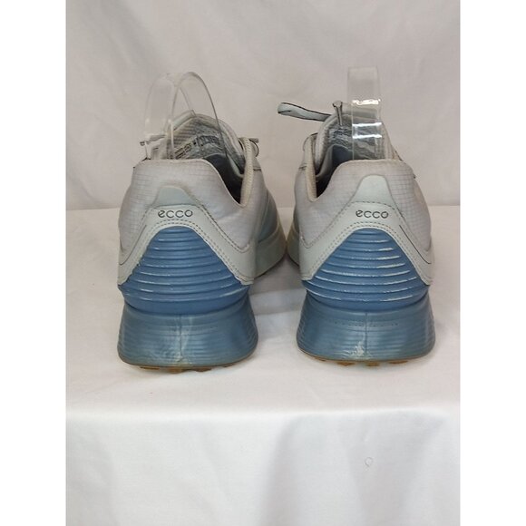 ecco M Golf S-Three Concrete Retro Blue Performance Golf Shoes Size (44) 10-10. - Picture 4 of 12